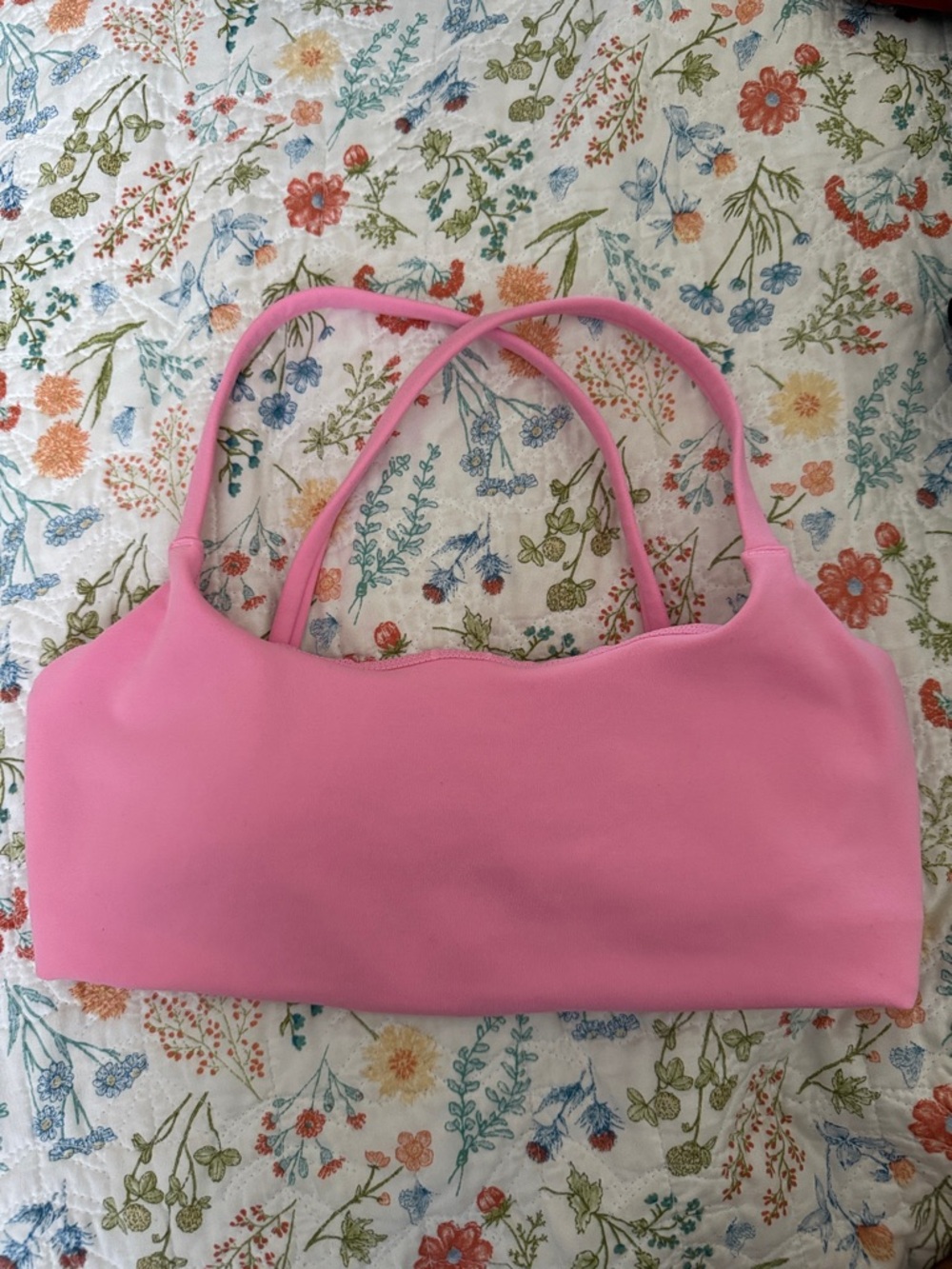 all in motion Pink Mesh Sports Bra